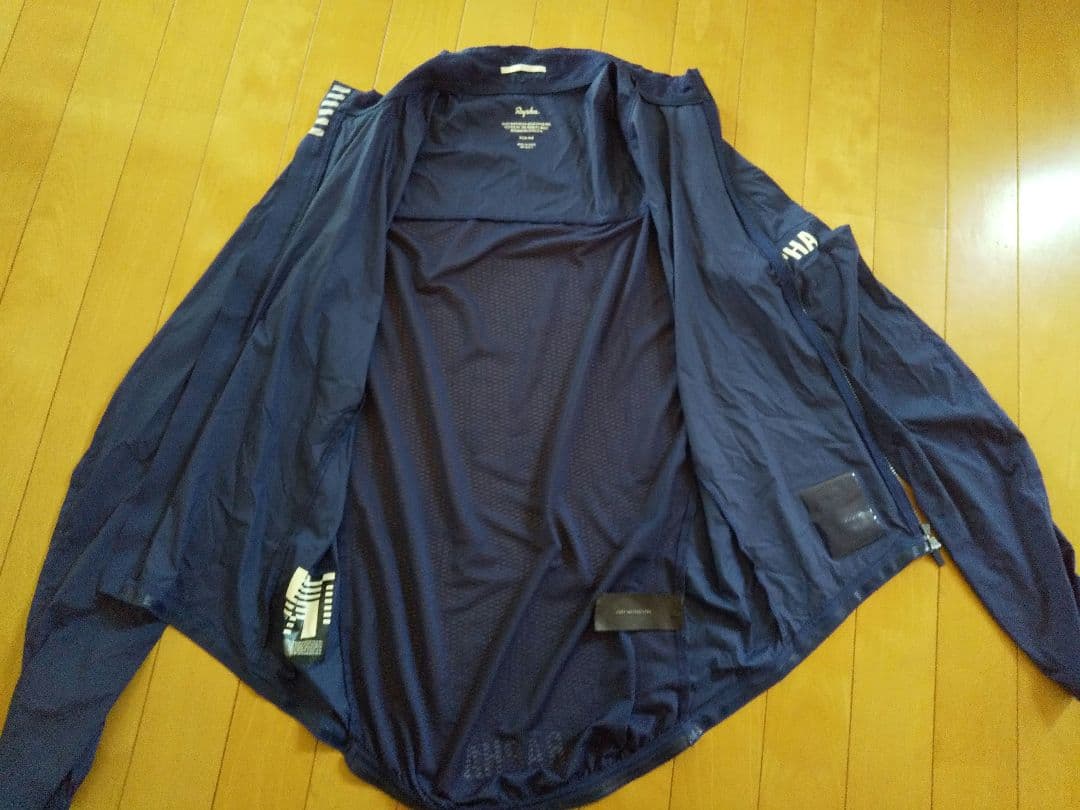 ラファ　メンズ　プロチーム　ライトウェイトウィンドブレーカー　Mサイズ　ネイビー