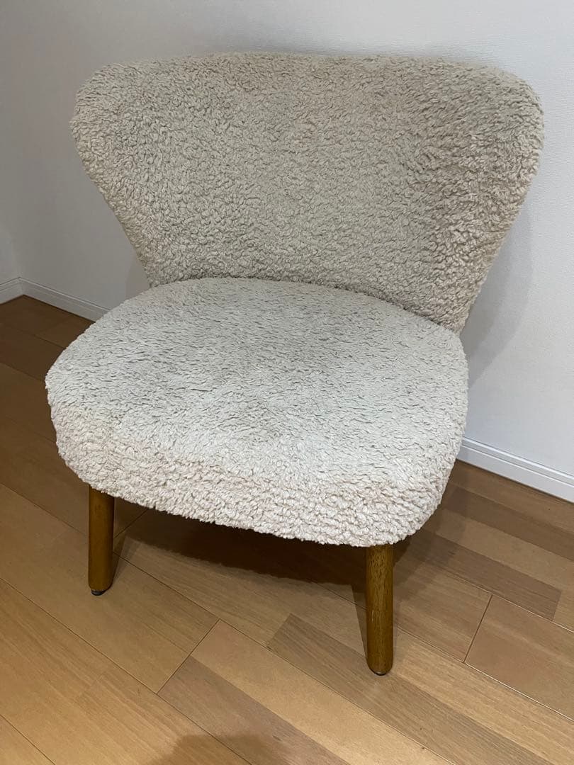 【セット】アームチェアナチュラルカラー　テリー　スツールセット