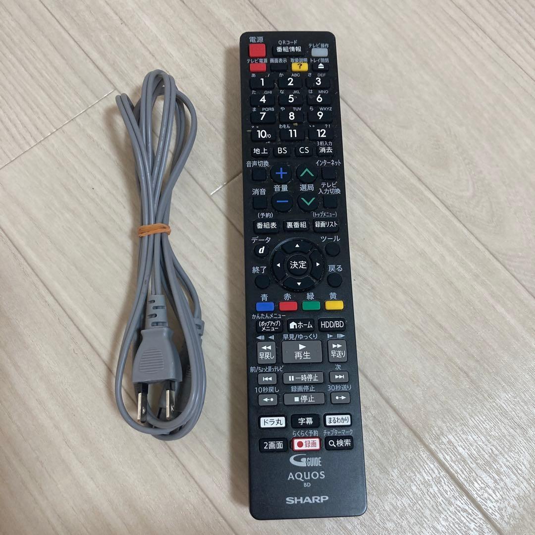 mai　SHARP BDレコーダー BD-NW1200 2018年製