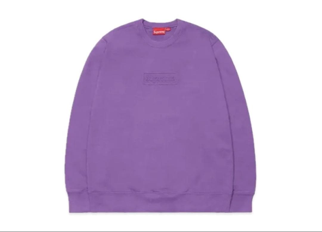 トップス Supreme Cutout Logo Crewneck \"Violet\"