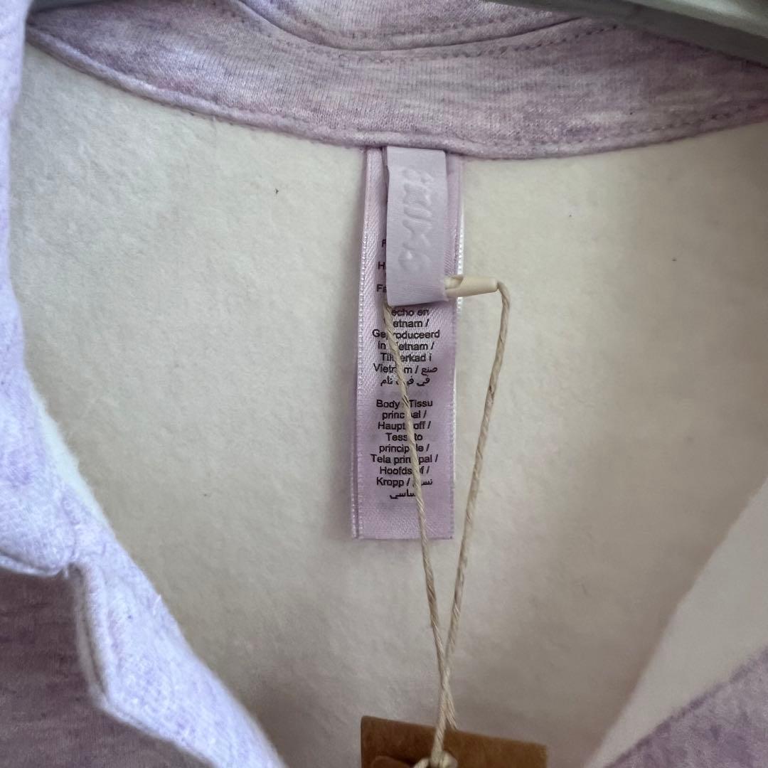 Skims スキムズ　コットンフリース　ポロ　スウェットシャツ