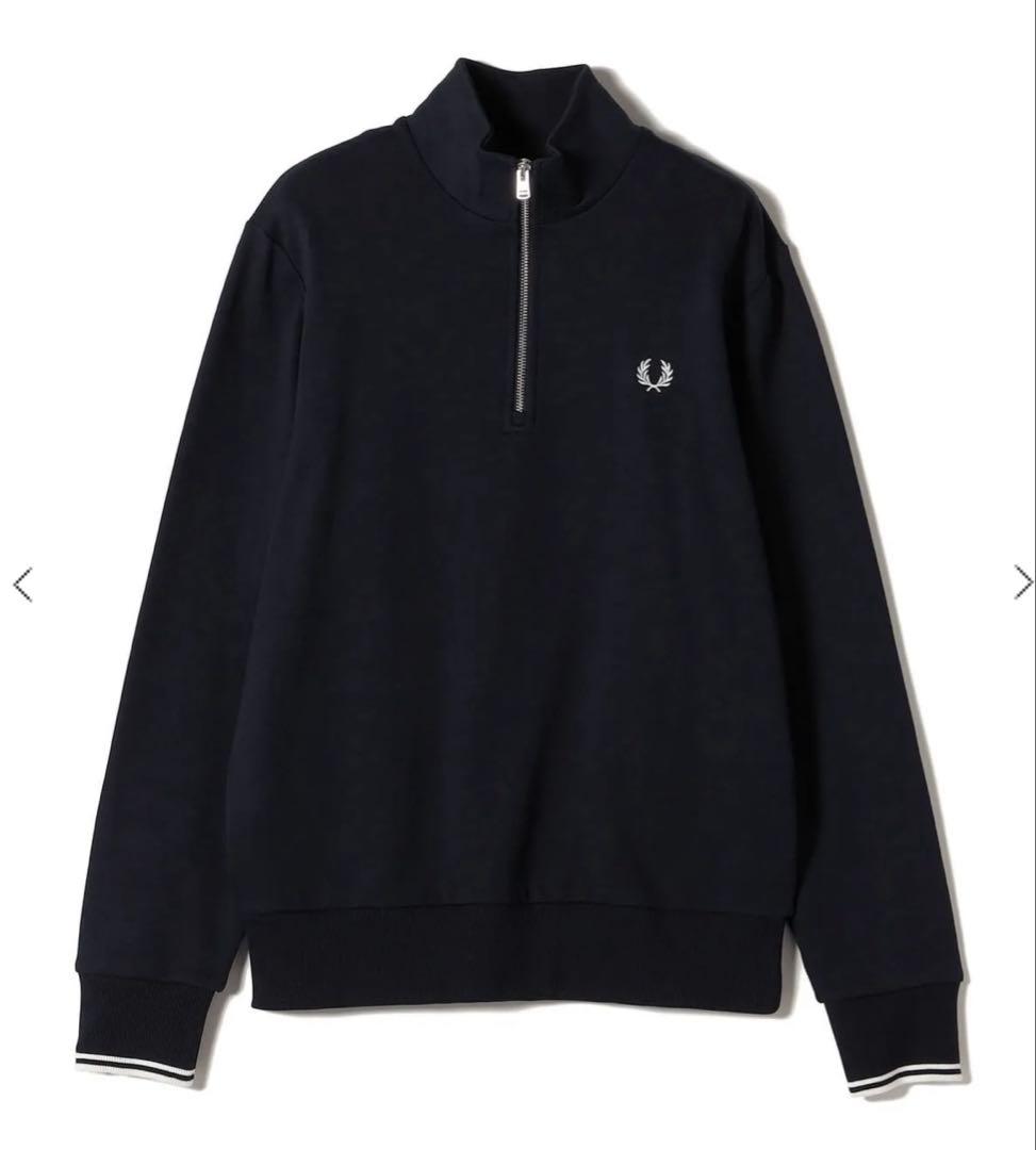 トップス FRED PERRY: M3574 HALF ZIP SHIRT