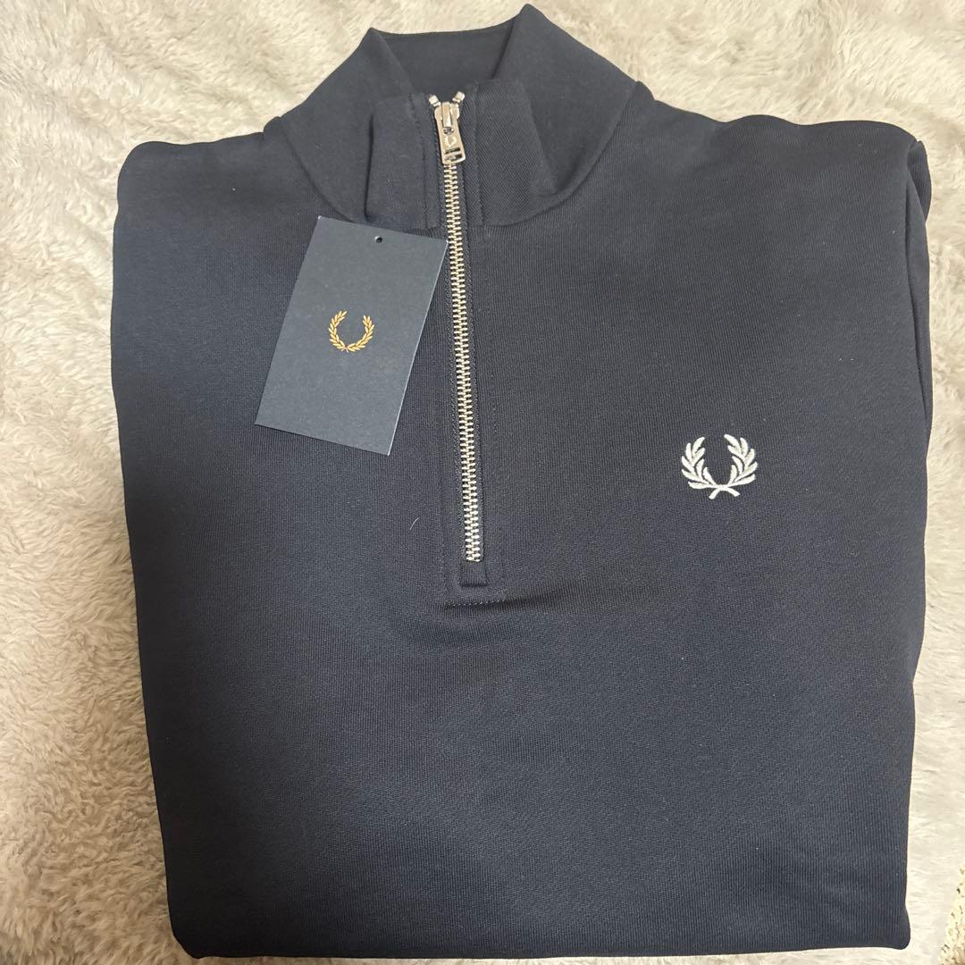 トップス FRED PERRY: M3574 HALF ZIP SHIRT
