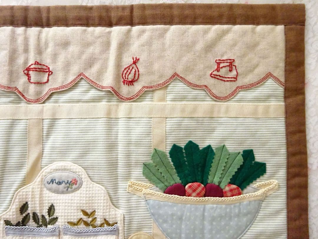 マニー　テリアとカモのウォールポケット　コラージュ　マニーローズ　イマン