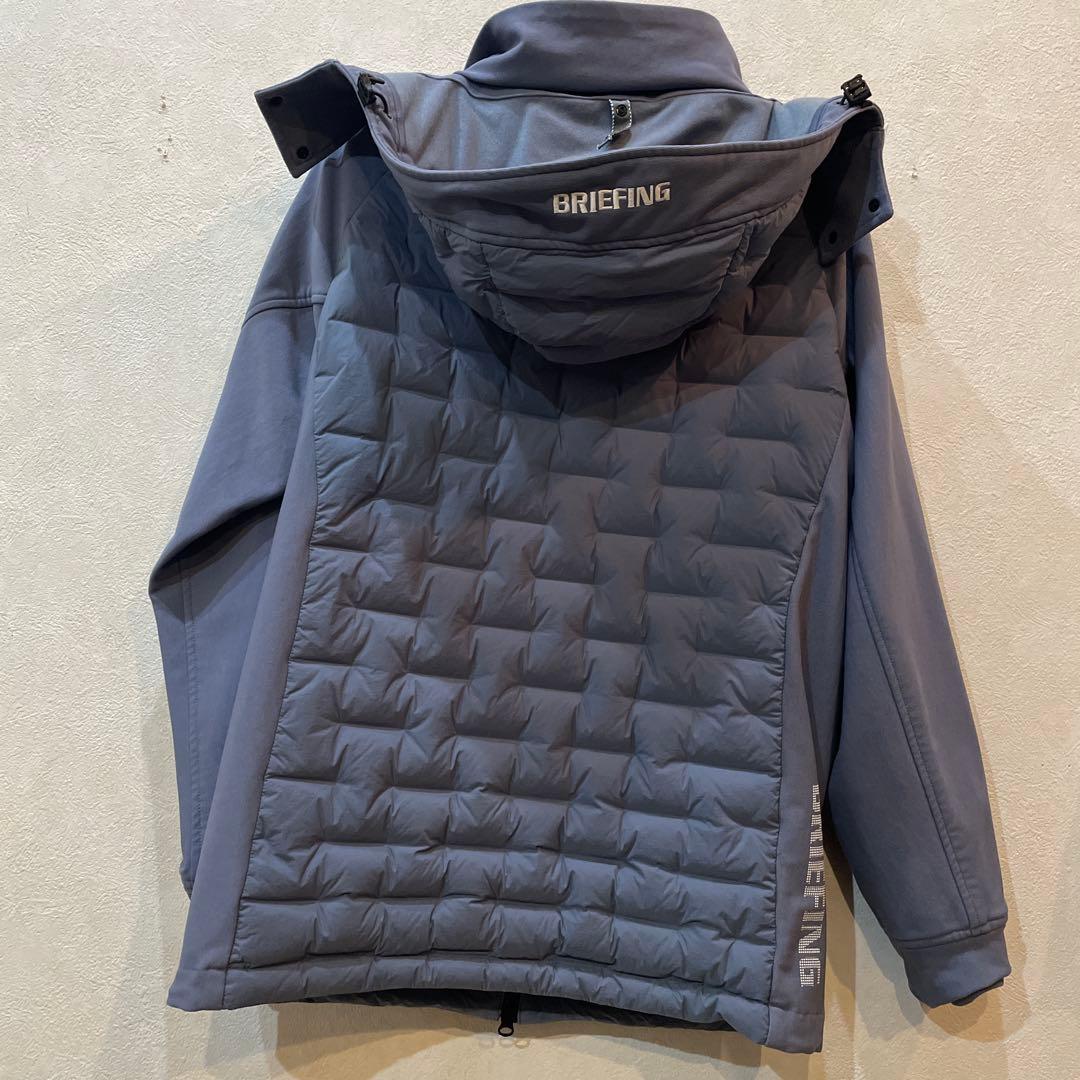 【美品】ブリーフィングゴルフ メンズ ハイブリッドダウンパーカー Lサイズ