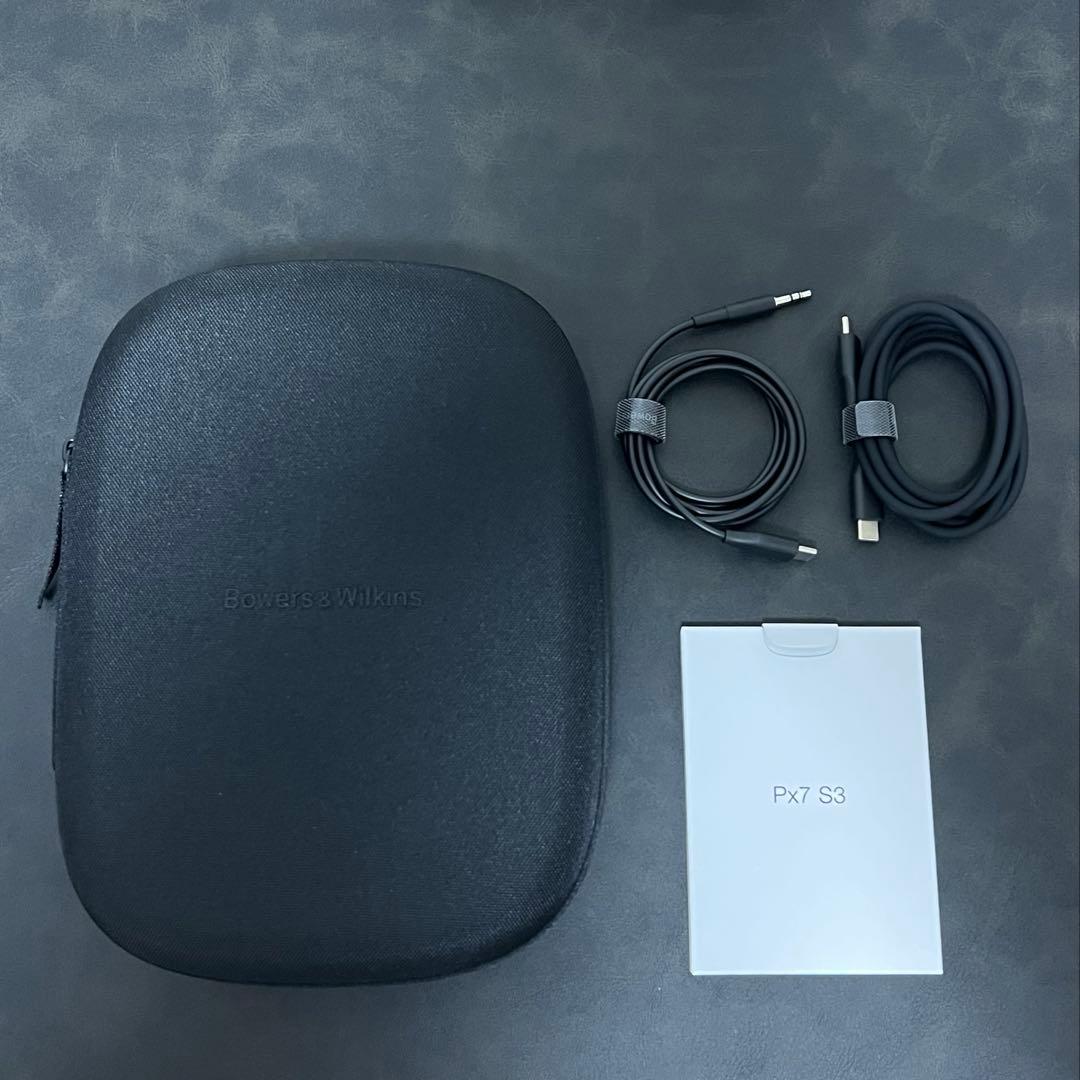 Bowers & Wilkins ワイヤレスヘッドフォン PX7 S3 ブラック