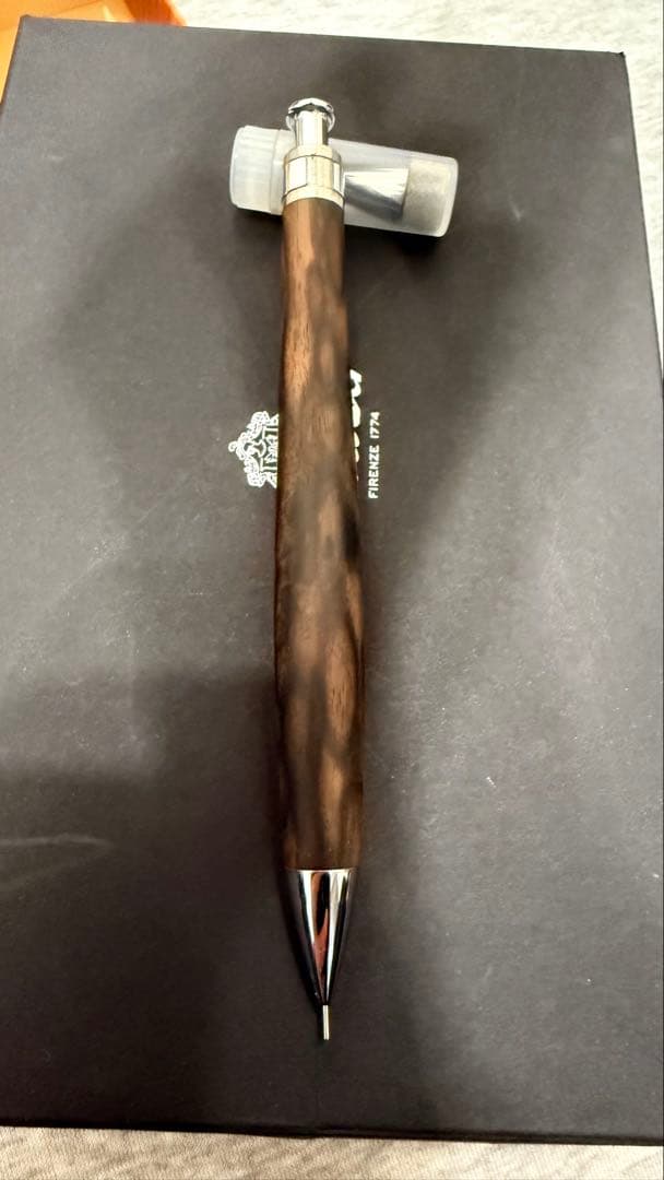 工房楔 黒柿 孔雀杢 上杢 0.3mmシャープ