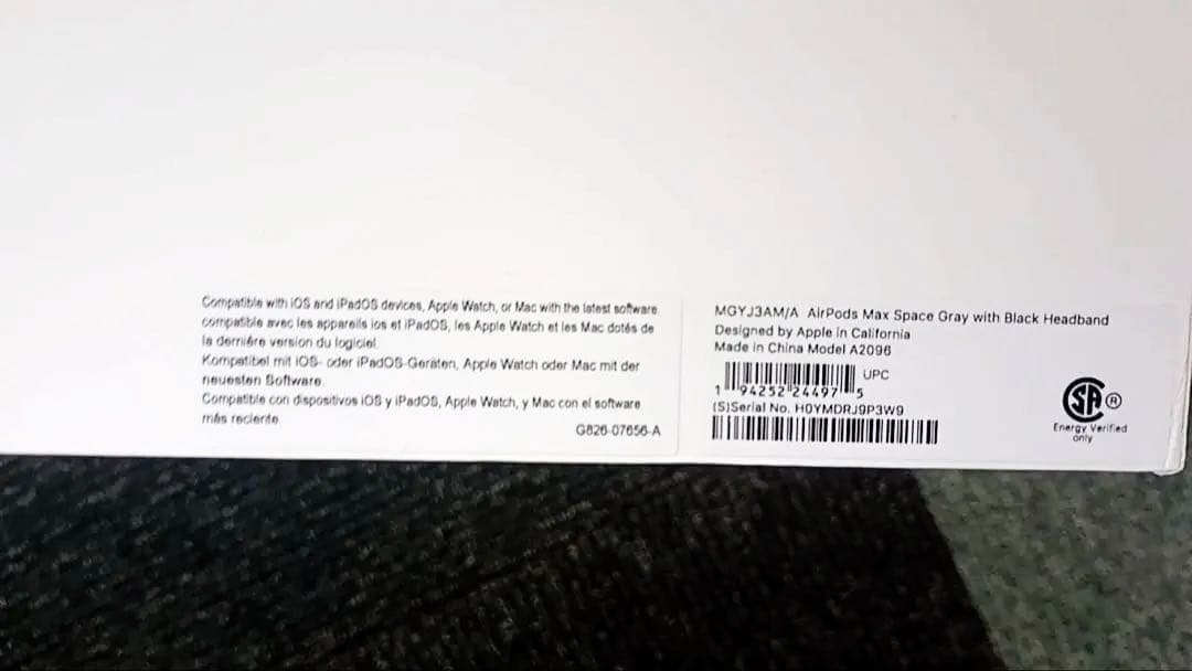 AirPods max ブラック