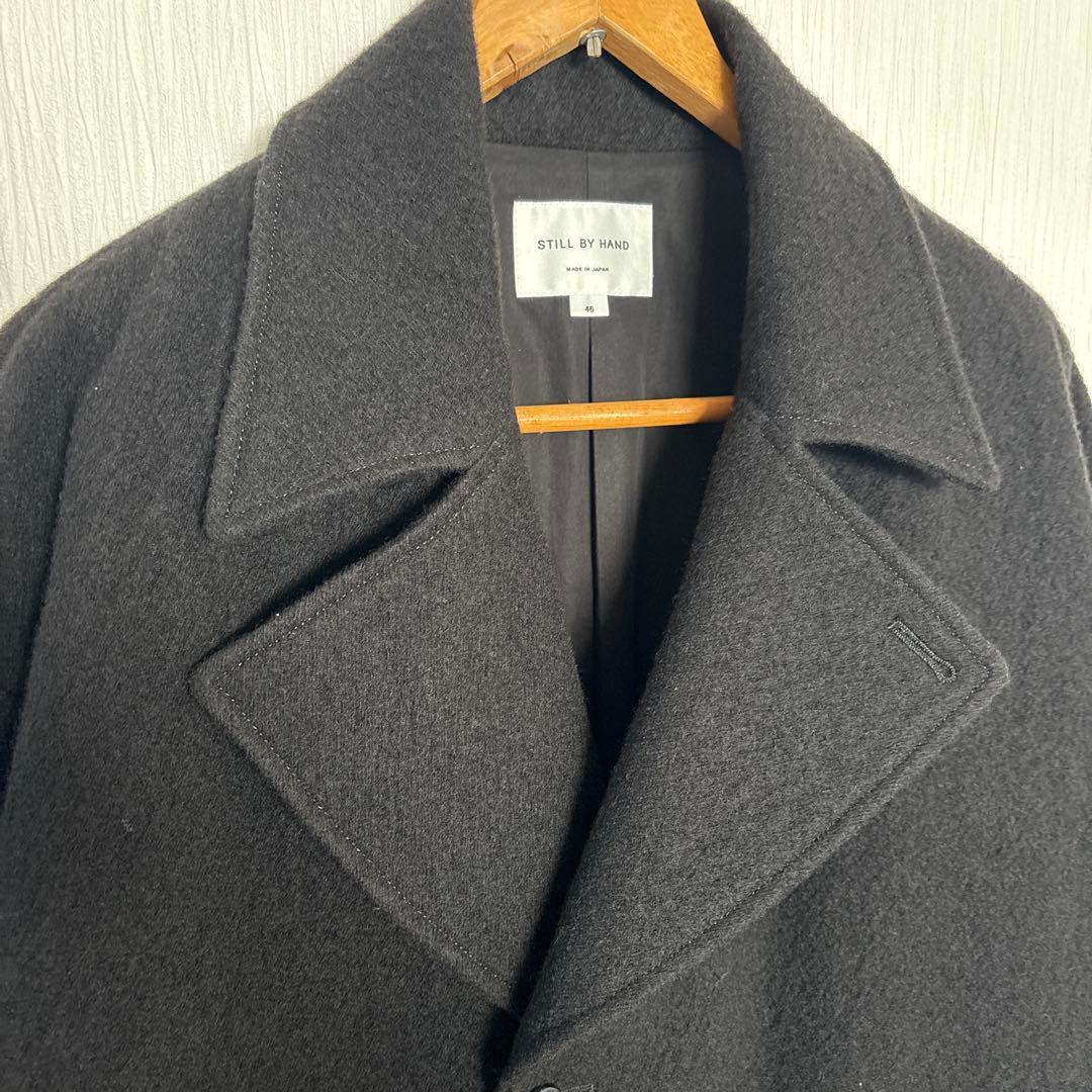 STILL BY HANDウールラペルドオーバーサイズコート スティルバイハンド