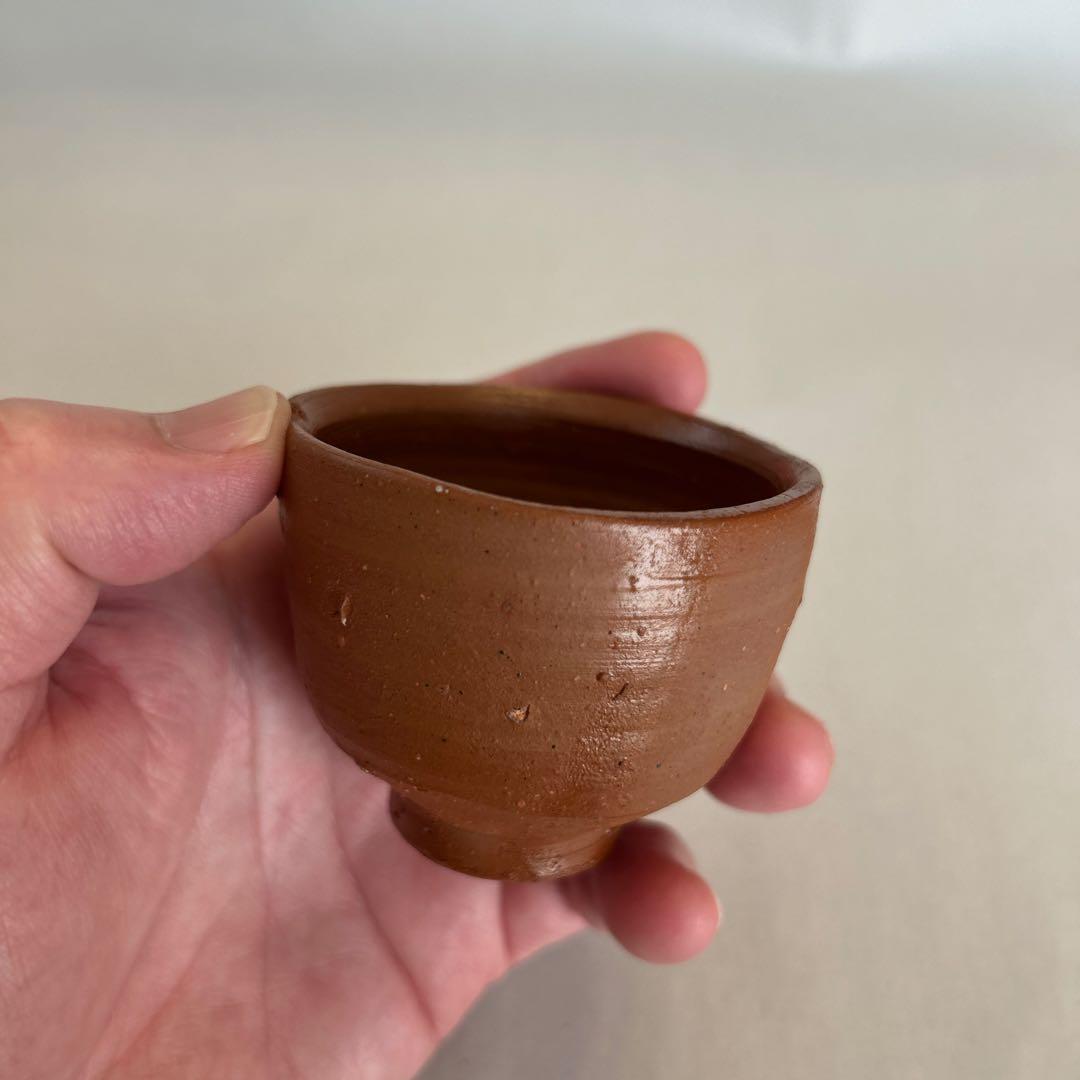 『値引き』【貴重】人間国宝　藤原啓 ぐい吞　 火縄