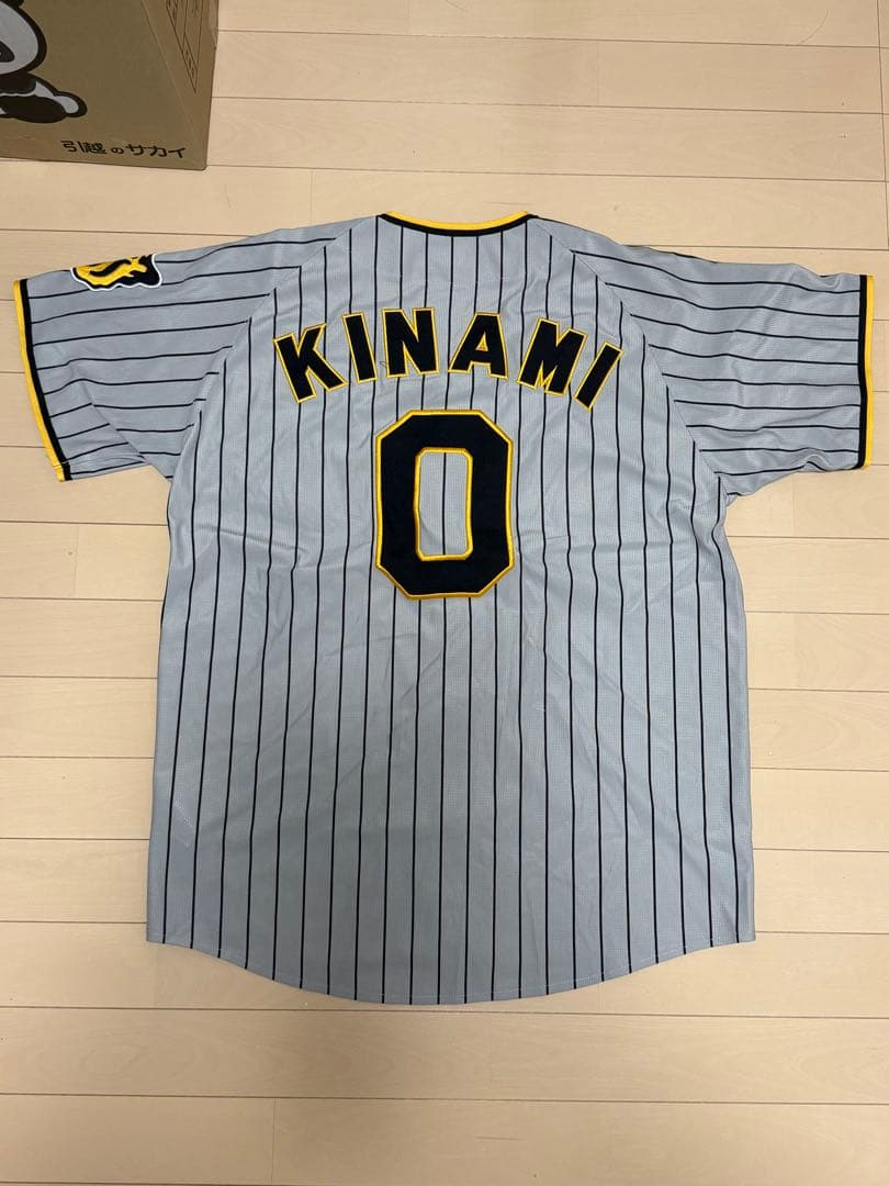 阪神タイガース　ビジターユニホーム 木浪聖也 サイズL