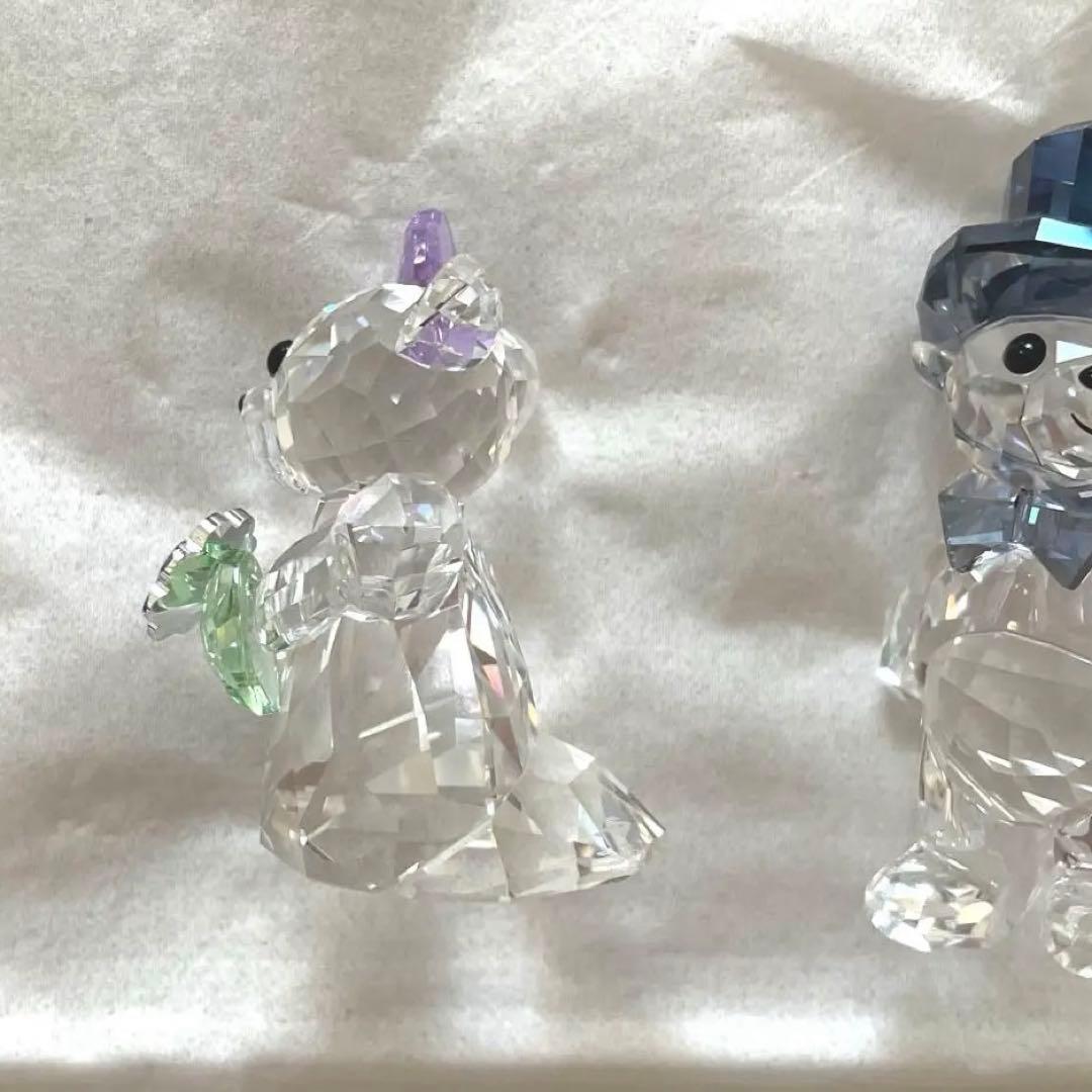 新品・未使用　SWAROVSKI スワロフスキー　クリスベア　2点セット