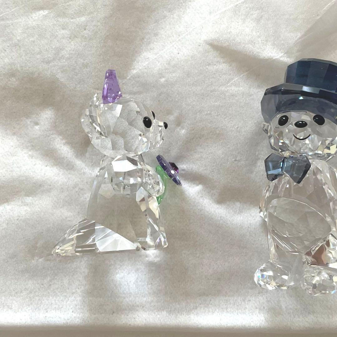 新品・未使用　SWAROVSKI スワロフスキー　クリスベア　2点セット