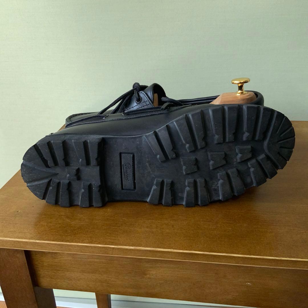 ParabootパラブーツMALOマロ デッキシューズ 7 ブラック