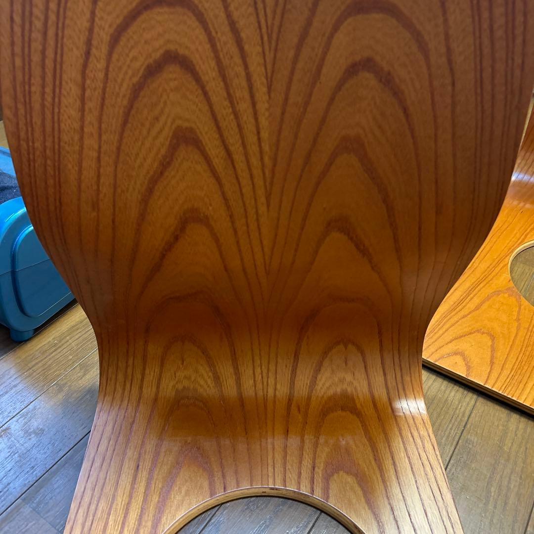 天童木工 木製オープンバック座椅子 4脚セット