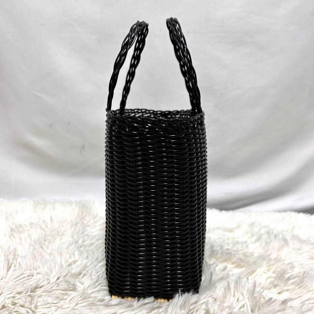 美品　palorosa カゴバッグ　巾着　ハンドバッグ　MINI TOTE
