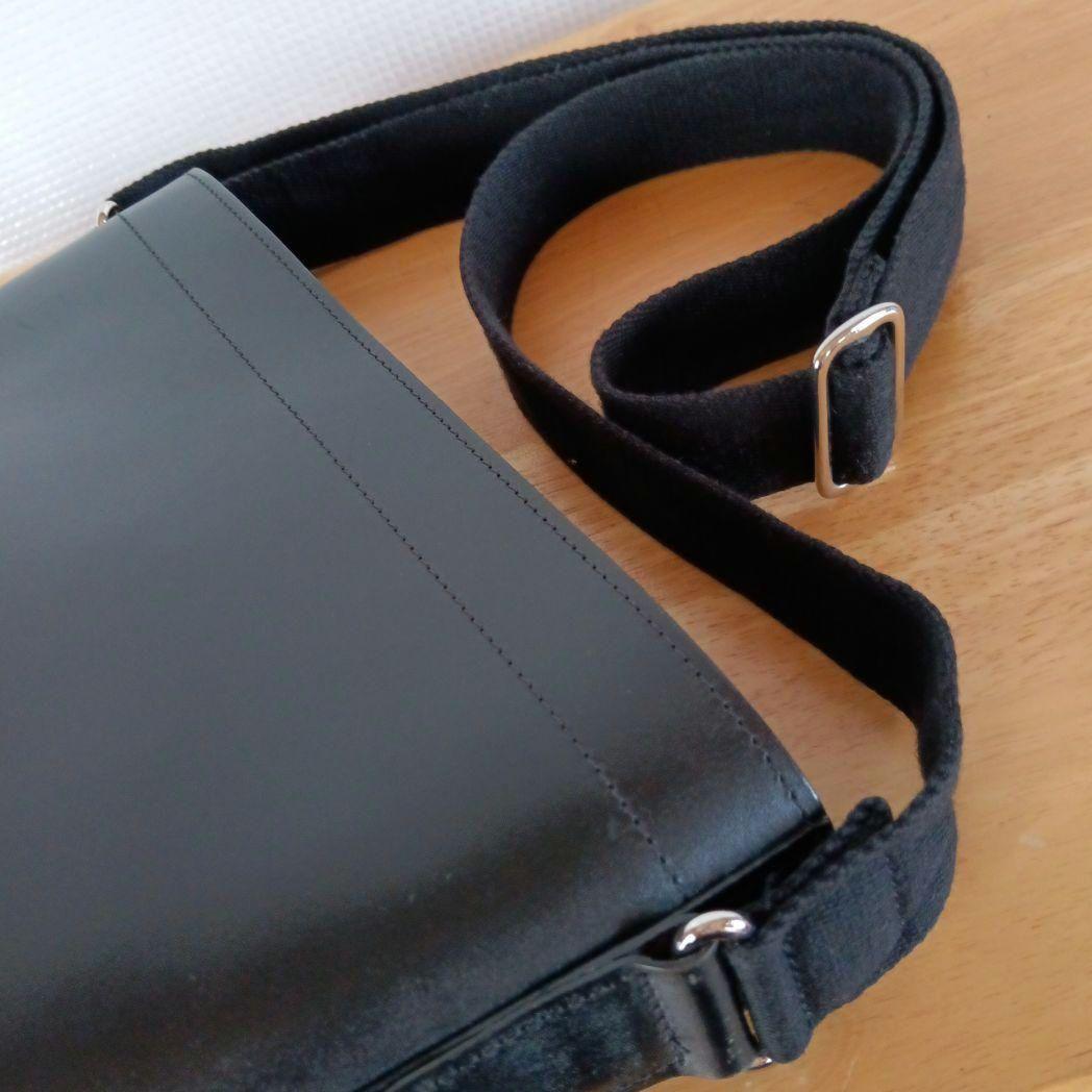 希少美品◆マーガレットハウエル ショルダーバッグ　バケツ　レザー　限定　ブラック