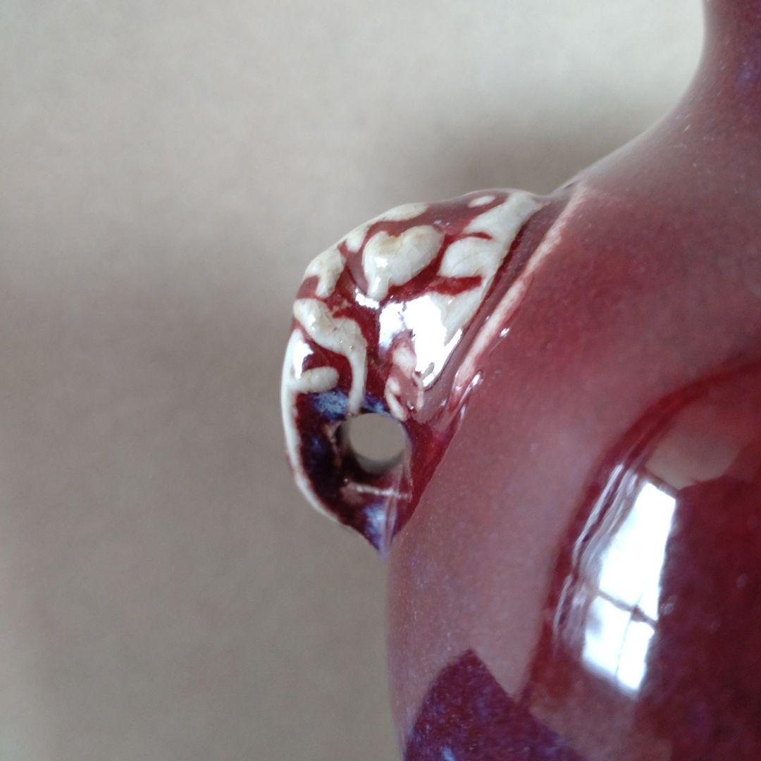 均窯花入　象耳付花入　16代永楽善五郎 　永楽即全　共箱