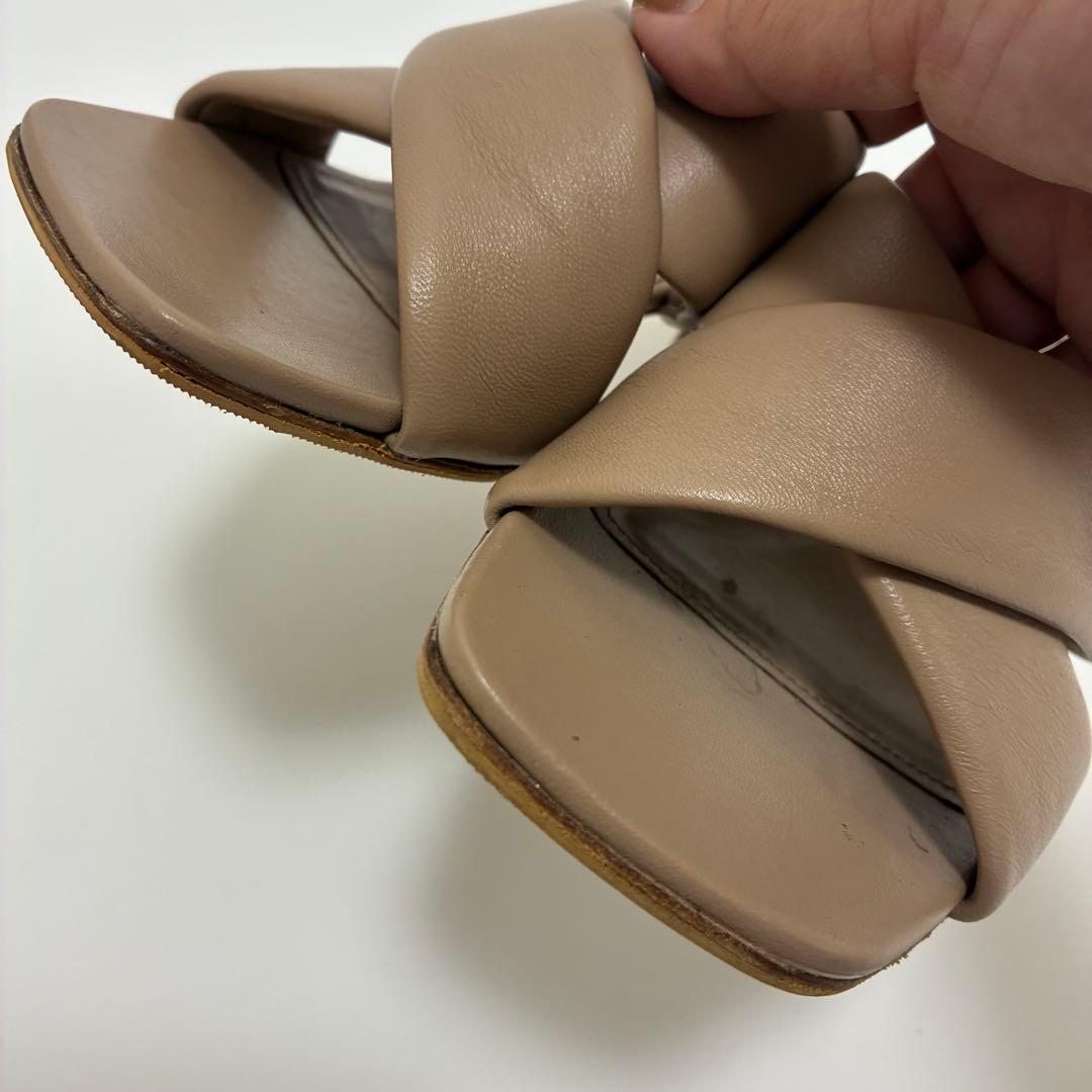 FERRAGAMO フェラガモ☆Aludra レザー ミュール 6 1/2