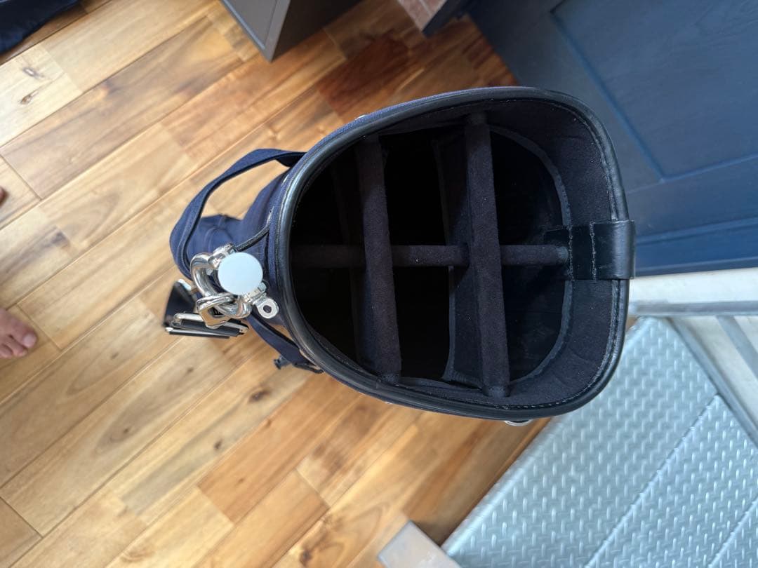 木の庄帆布　ネイビー ゴルフバッグ キャディバッグ