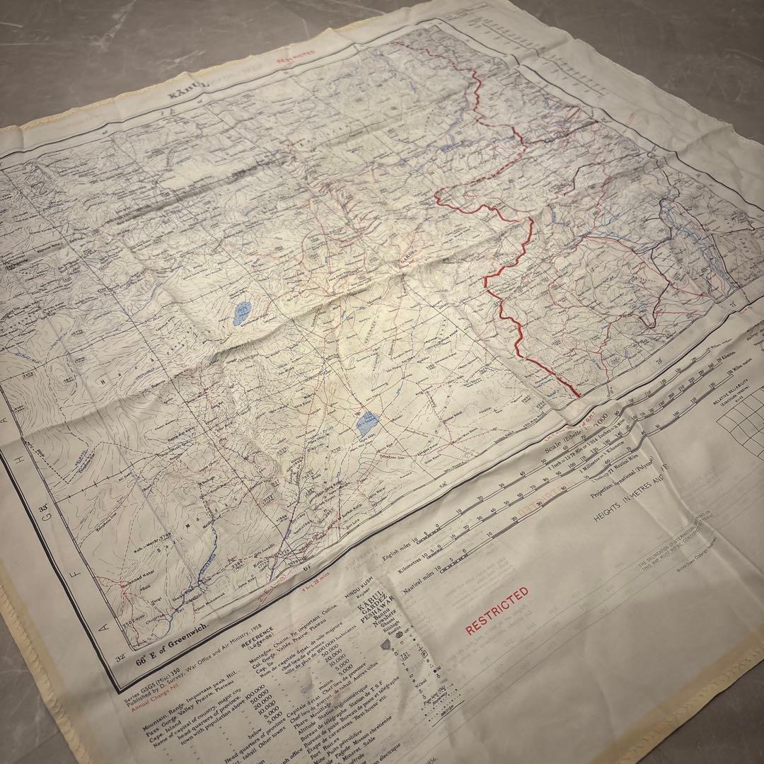 イギリス軍 エスケープ マップ RAF 1950s 英空軍