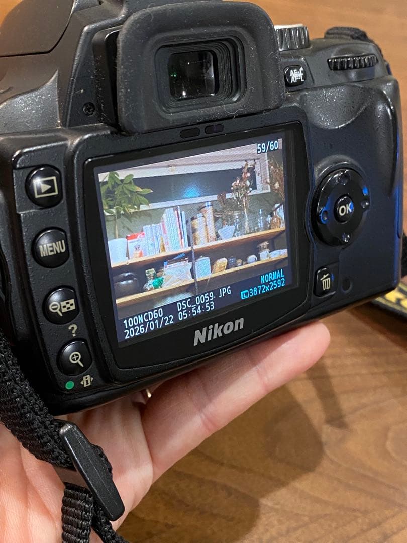 Nikon D60 CCDデジタル一眼　動作品　35-70 AFニッコールレンズ