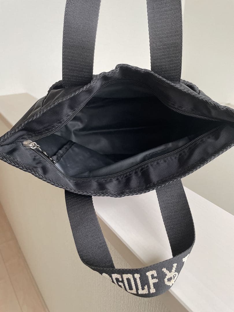 パーリーゲイツ PEARLY GATES カートバッグ トートバッグ 黒