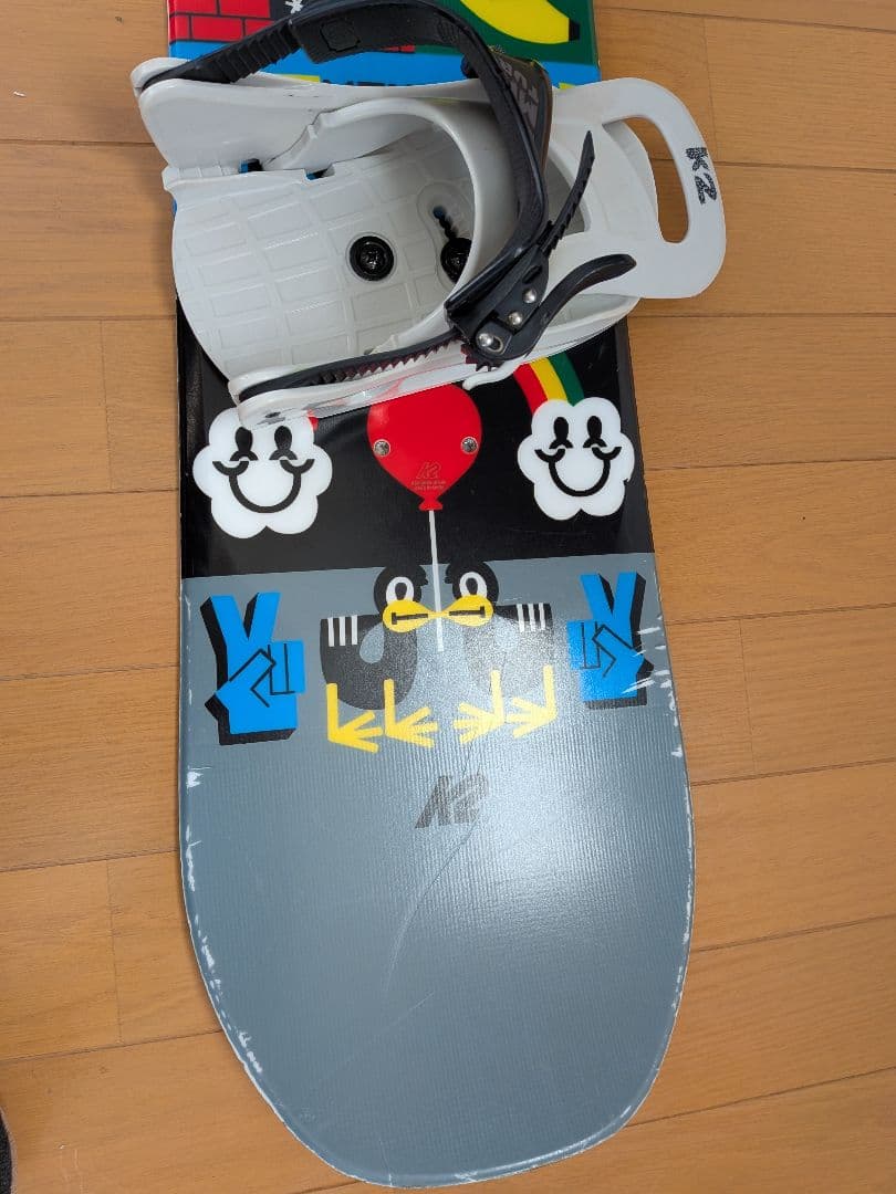 キッズスノーボード3点セット K2 110 cmブーツ20.0 cm