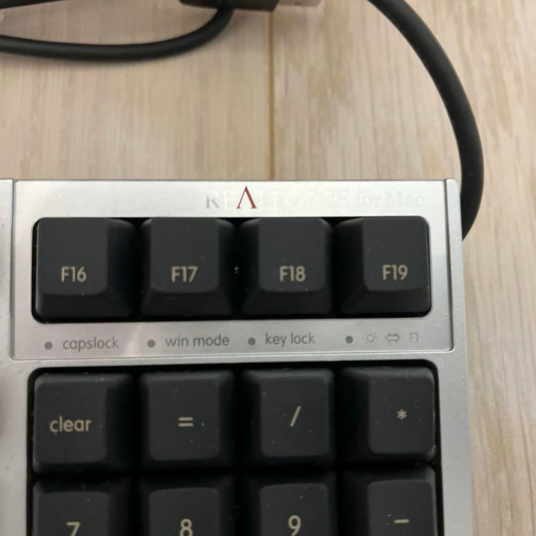 リアルフォース REALFORCE for Mac R2-JPVM-BK 変荷重
