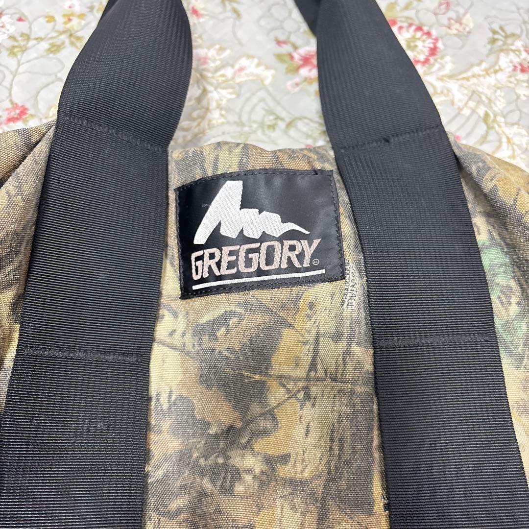 GREGORY 迷彩ボストンバッグ レア　　　　　カモフラージュ柄　旧ロゴ