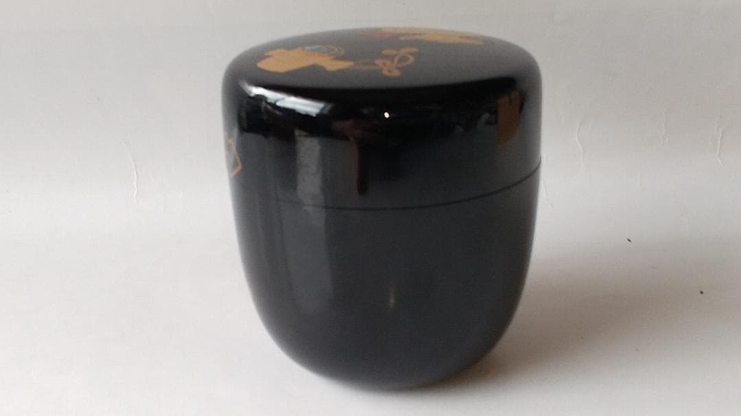 出口順慶 作 宝尽し 中棗 棗 共箱 蒔絵 螺鈿細工 漆器 漆芸 茶道具 新品