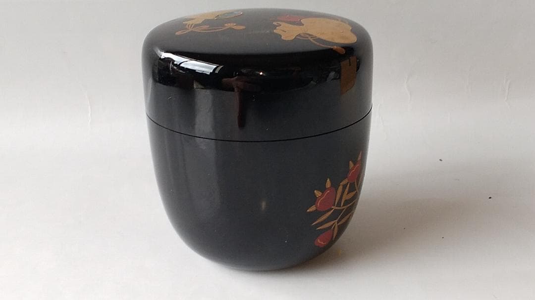 出口順慶 作 宝尽し 中棗 棗 共箱 蒔絵 螺鈿細工 漆器 漆芸 茶道具 新品