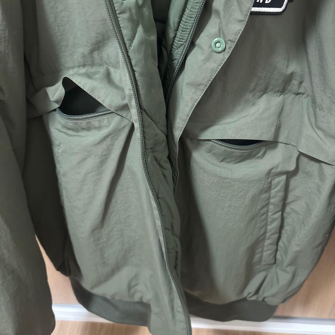 XLARGE ナイロンジャケット オリーブ色