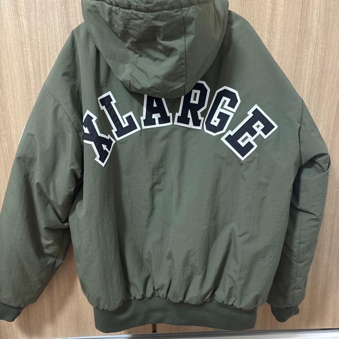 XLARGE ナイロンジャケット オリーブ色