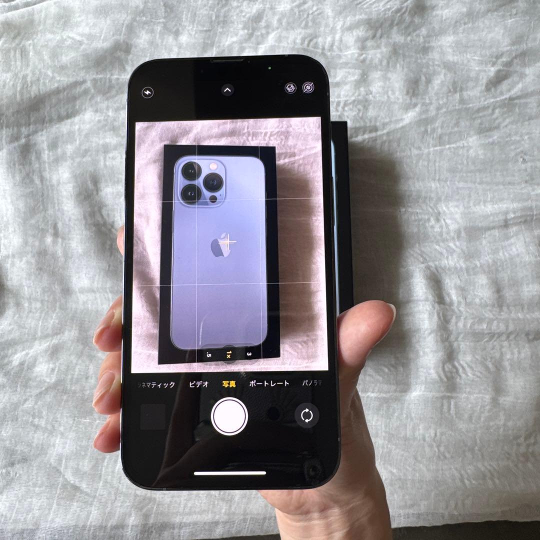 【美品】iPhone13pro 256GB シエラブルー 付属品未使用