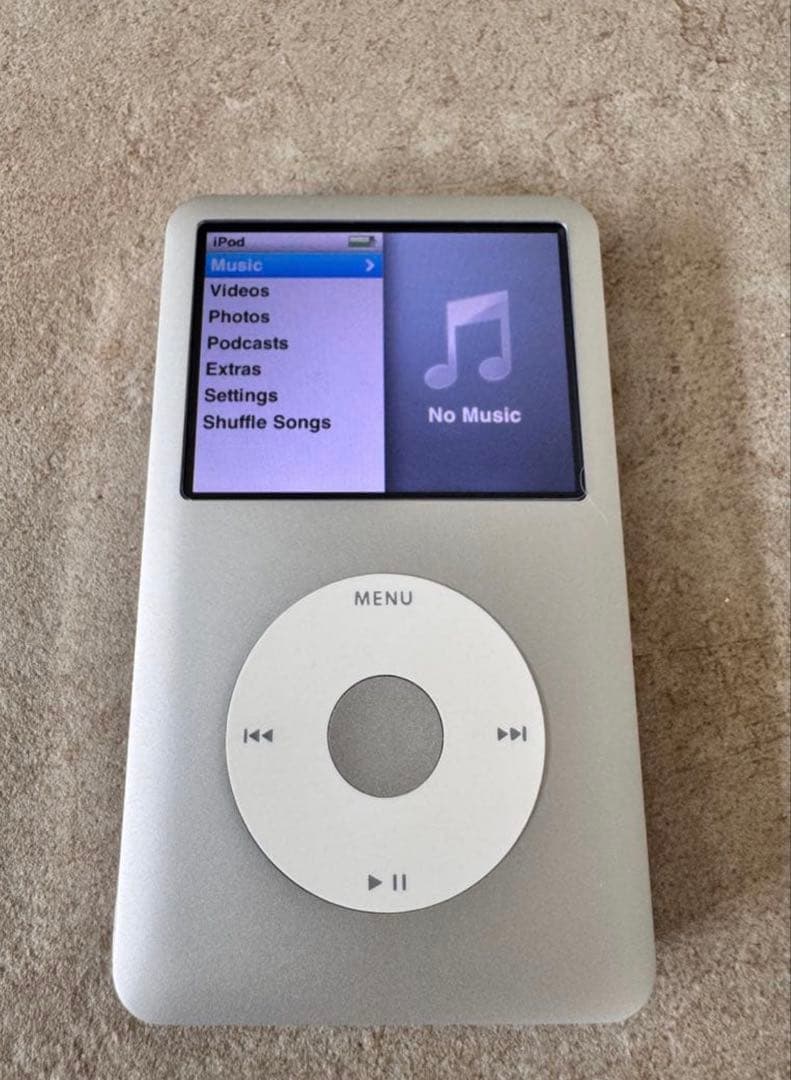 極美品 iPod classic A1238 120GB 新品電池 パネル