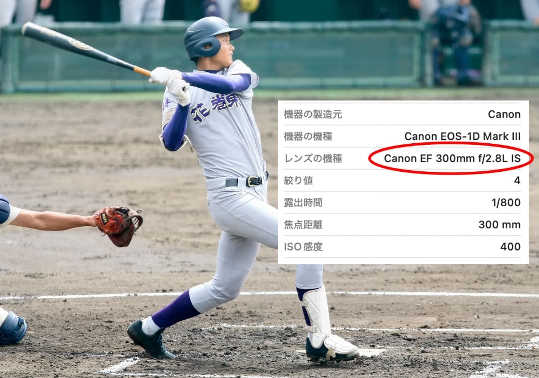 憧れのサンニッパ☆EF300mm F2.8L IS USM 大谷翔平撮影レンズ