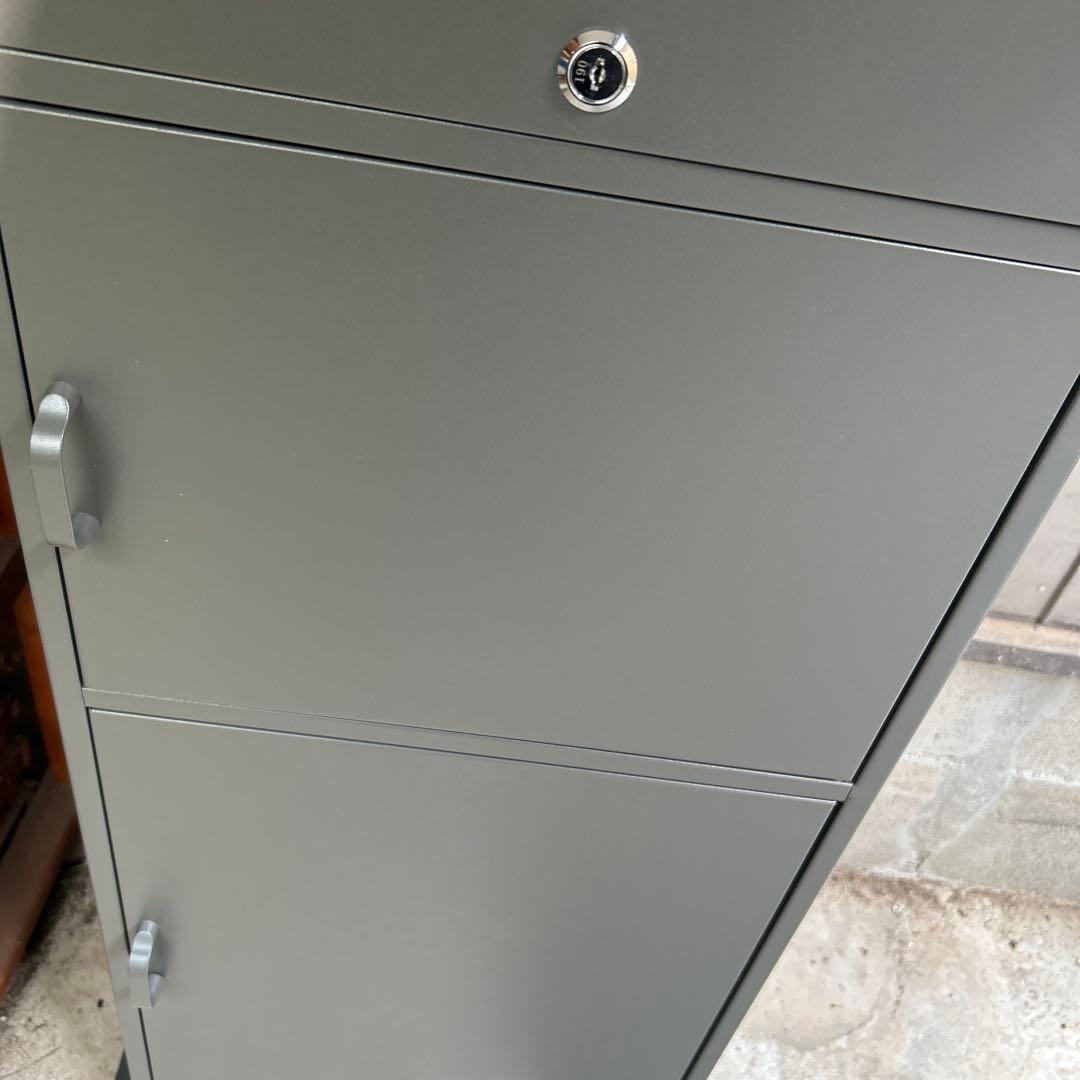 新品未使用⭐︎ Liebe宅配ボックス ポスト 宅配BOX グレー