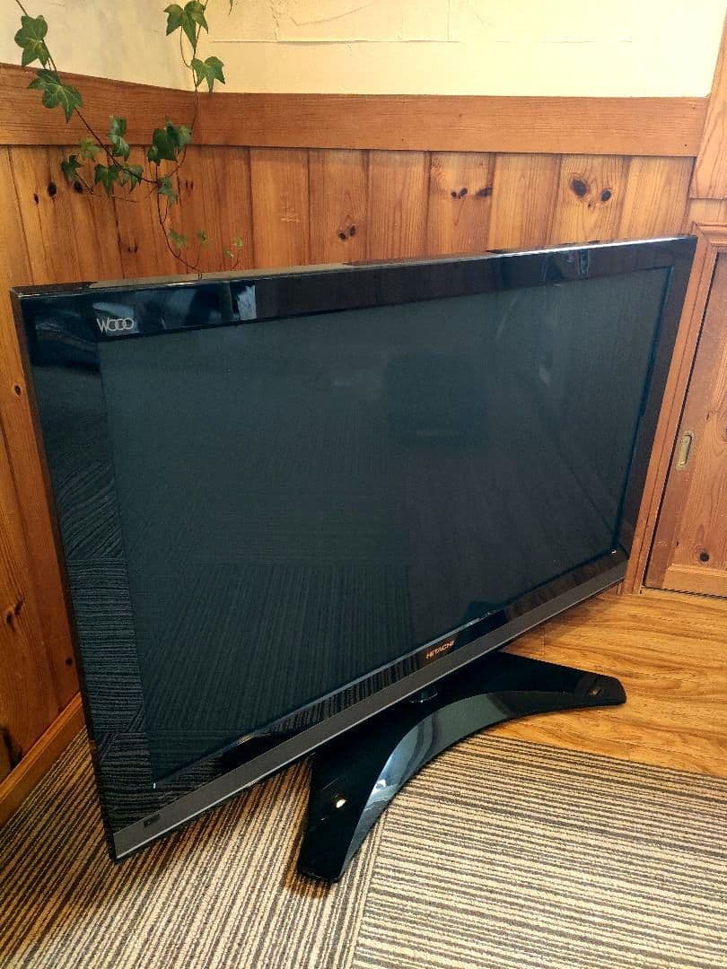 りかHITACHI Wooo P42-XP05　プラズマテレビ　HDD内蔵