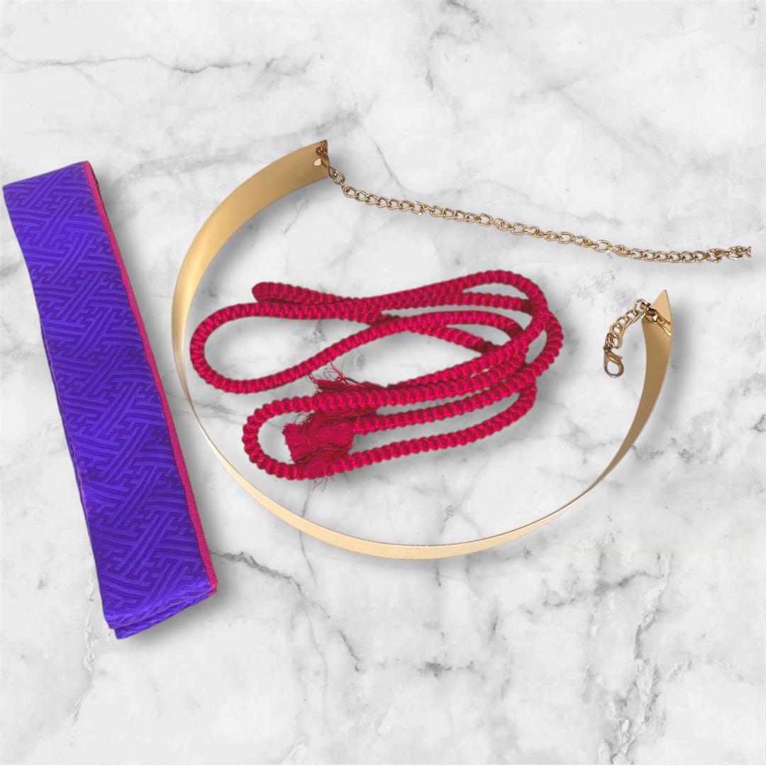 年末セール！振袖フルセット 高級SAGAFOXファー付き ブルー 手書き友禅