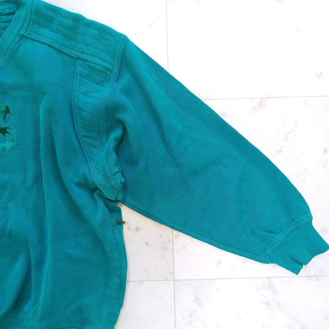 90s YSL tricot ヴィンテージ スウェット 刺繍ロゴ　y2k 希少