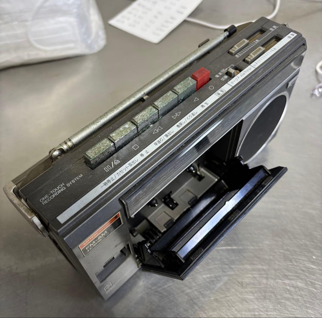 ナショナル　ラジオカセットレコーダー　rx-1825