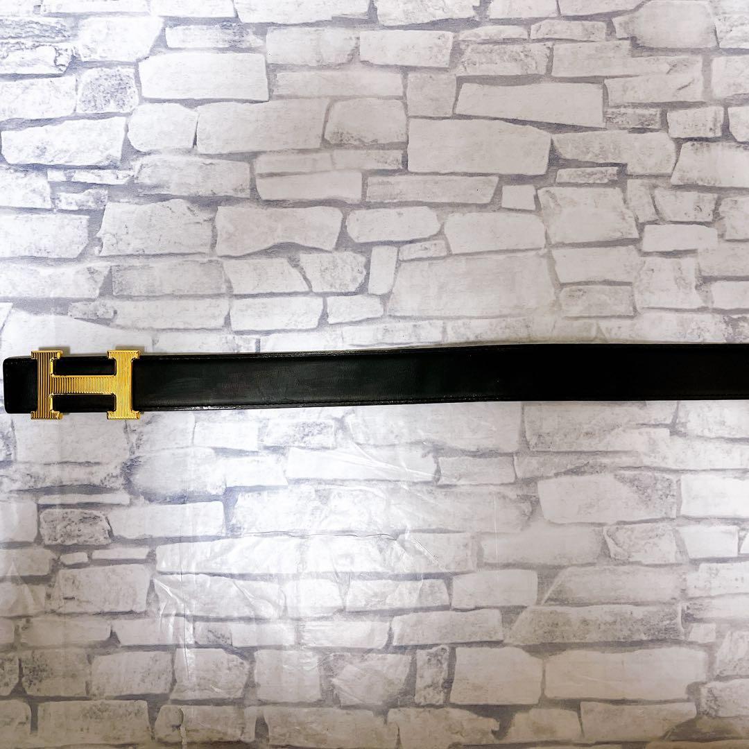 【箱あり】　HERMES　H型バックル ベルト コンスタンス　リバーシブル