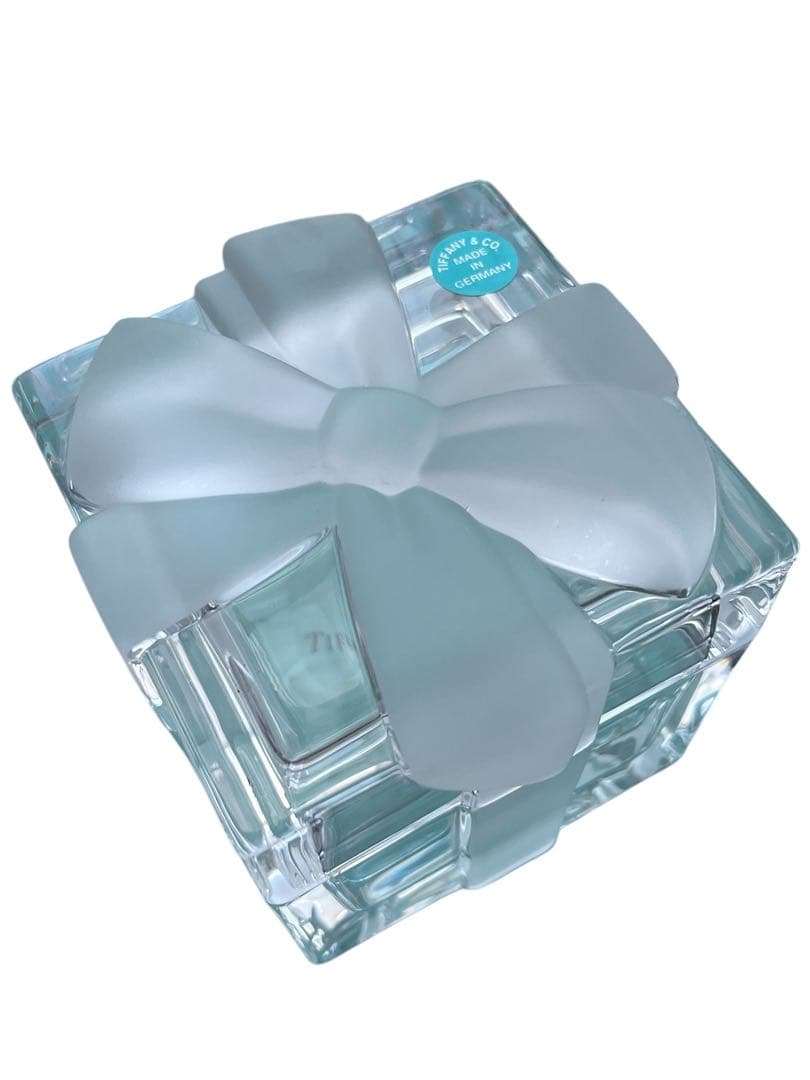 Tiffany クリスタル ギフトボックス型 アクセサリーケース