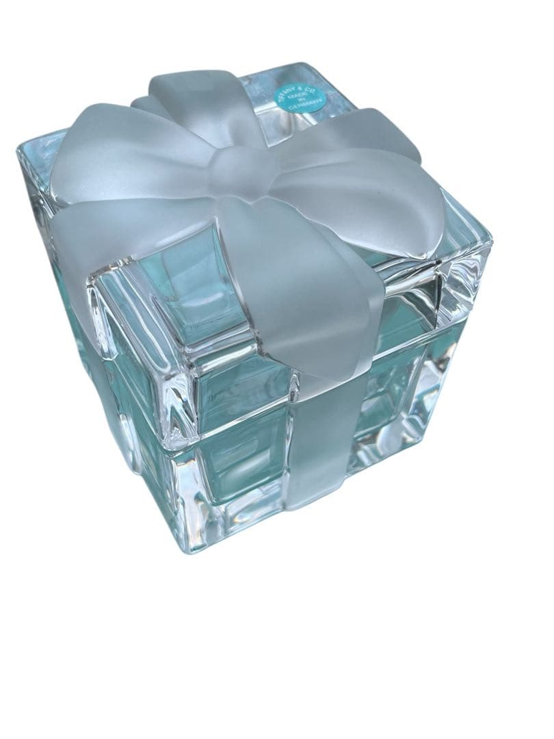 Tiffany クリスタル ギフトボックス型 アクセサリーケース