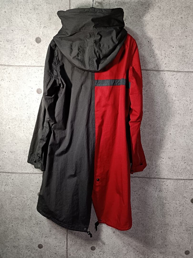 nude:masahiko maruyama モッズコート 赤＆チャコールグレー