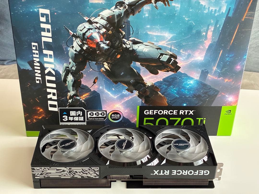 玄人志向 NVIDIA GeForce RTX5070Ti 新品同様