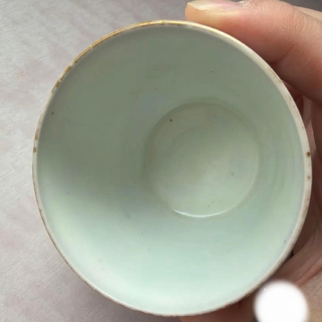 蕎麦猪口　アンティーク　貝柄重箱