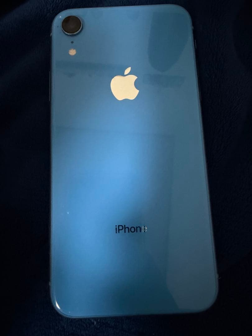 iPhone XR 64GB ブルー SIMフリーバッテリー78%本体のみ