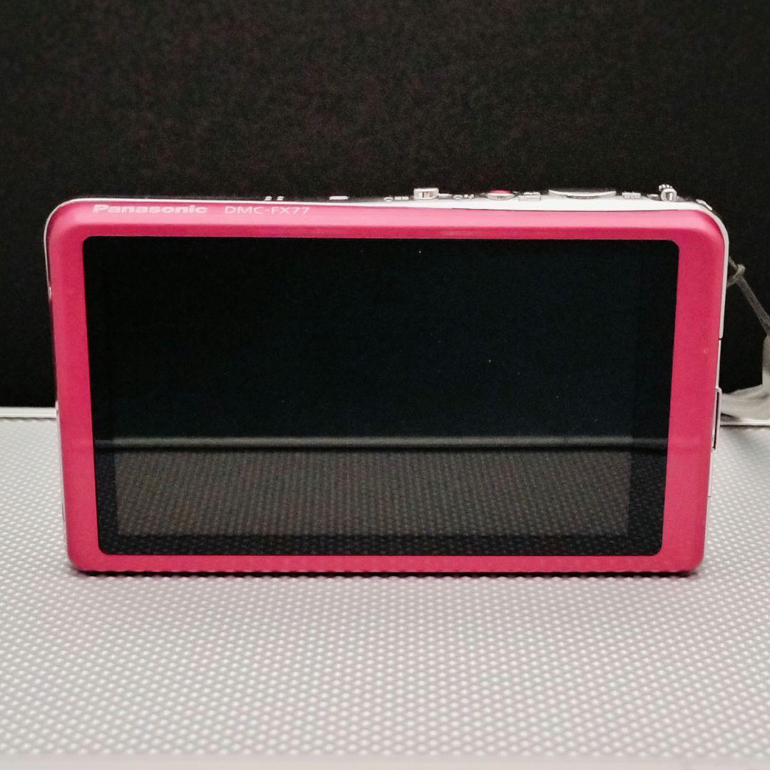 【美品】 PANASONIC LUMIX DMC-FX77 ピンク デジカメ